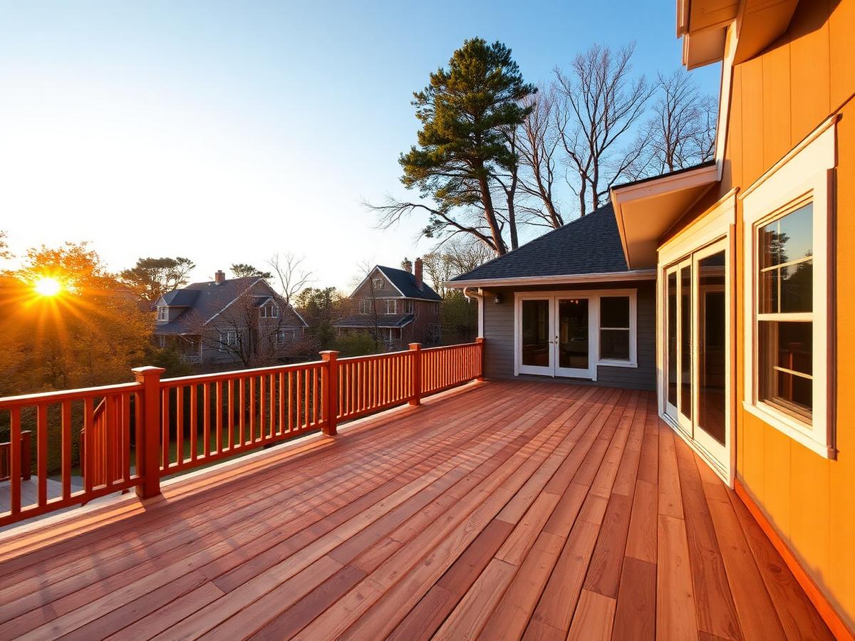Exterior Repairs: Cedar deck rebuild